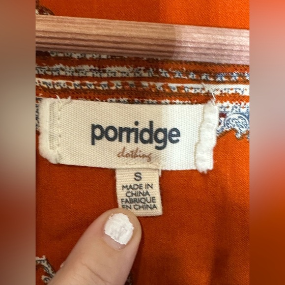 Porridge Isabel Anthropologie Dress Boho Paisley Tunic Dress Small - Picture 9 of 9